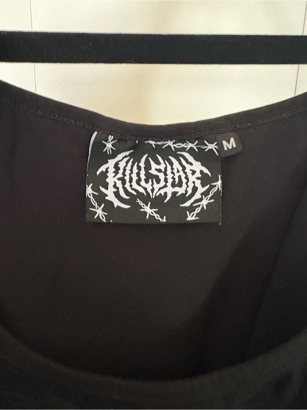 Killstar Black Graphic Spaghetti Strap Tank - Picture 3 of 3